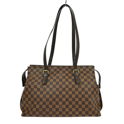 Louis Vuitton Dauphine Shoulder Bag Damier Monogram LV Pop Canvas MM