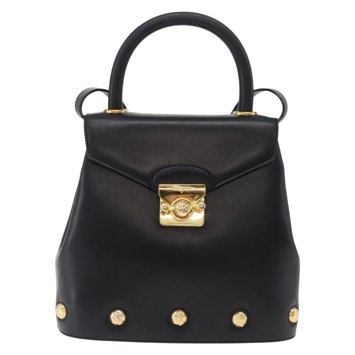 Salvatore Ferragamo Vintage Flap Lock Leather Product Image