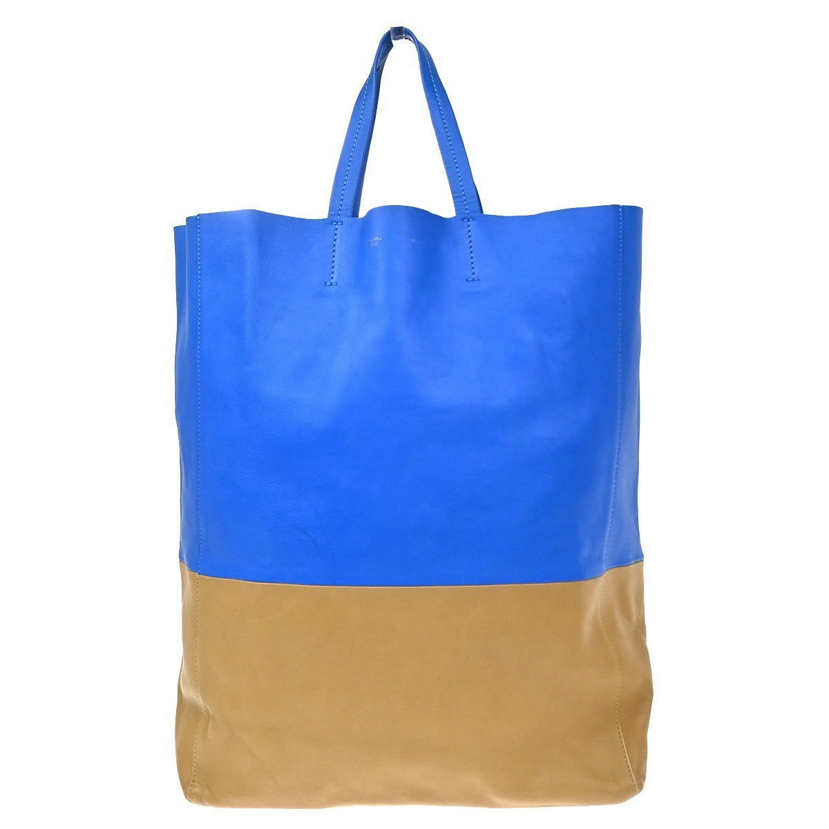 Celine Vertical Bi-Cabas Tote Leather Large