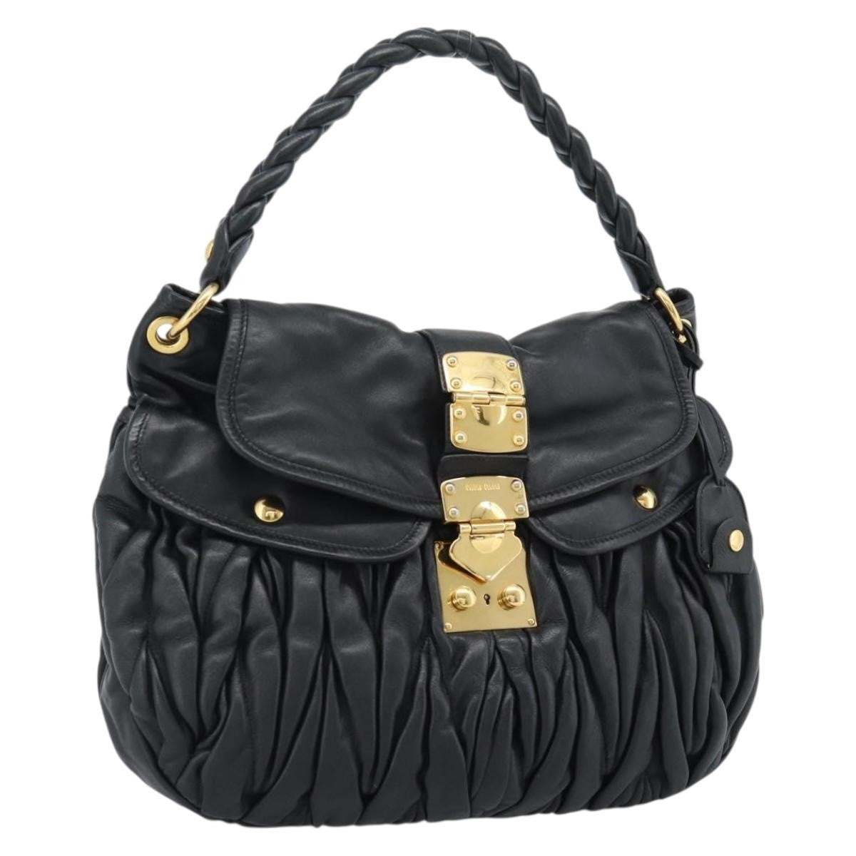 Miu Miu Coffer Convertible Satchel Leather Product Image