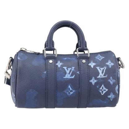 Louis Vuitton Keepall Bandouliere Limited Edition Monogram Ink Watercolor Leather XS