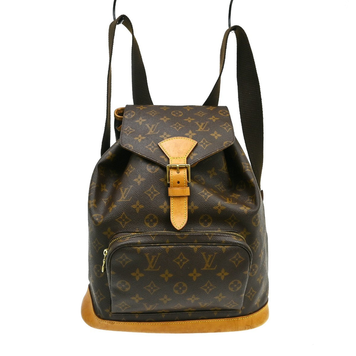 Louis Vuitton Vintage Montsouris Backpack Monogram Canvas GM
