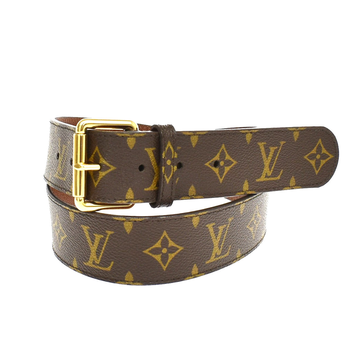 Louis Vuitton Ceinture Belt Monogram Canvas Medium