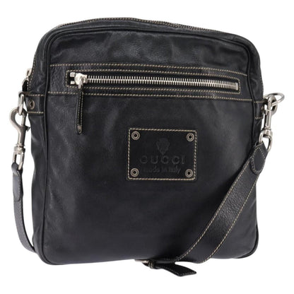 Gucci Front Zip Messenger Leather Product Image