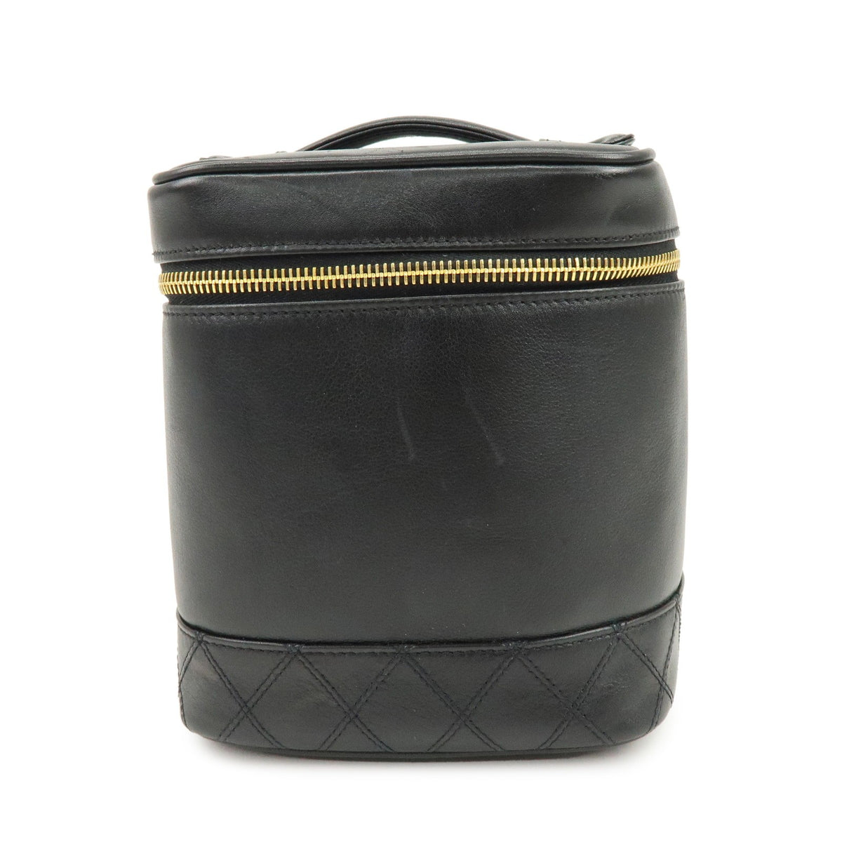 Chanel Vintage Cosmetic Case Lambskin Tall