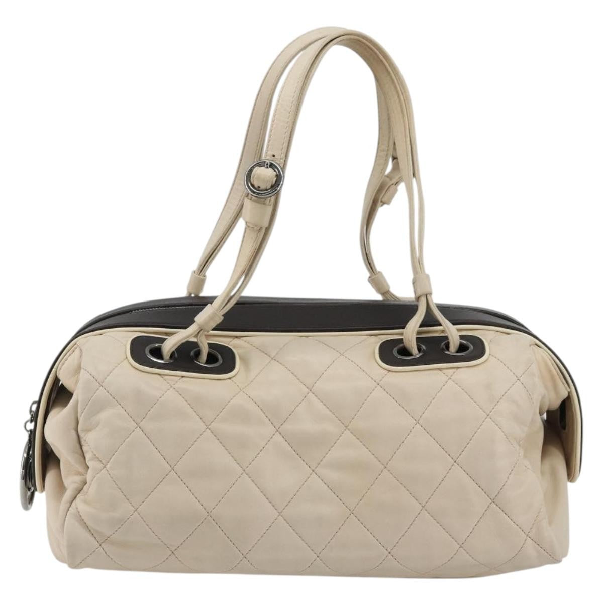 Chanel Sport Line Bowler Quilted Leather Product Image