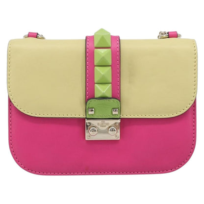 Valentino Garavani Glam Lock Covered Studs Leather Small