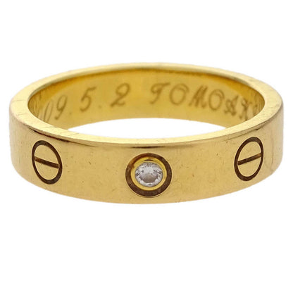 Cartier Love Wedding Band 1 Diamond 18K Rose Gold with Diamond Product Image