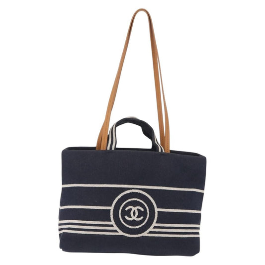 Chanel CC Shopping Denim Large
