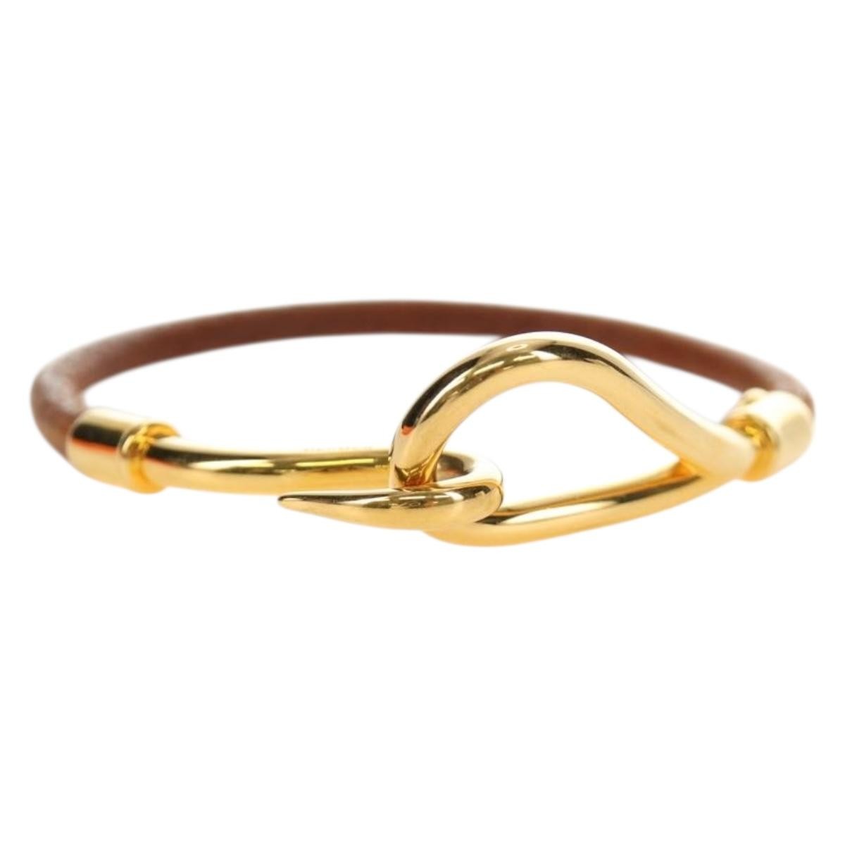 Hermes Jumbo Hook Braided Leather and Metal Product Image