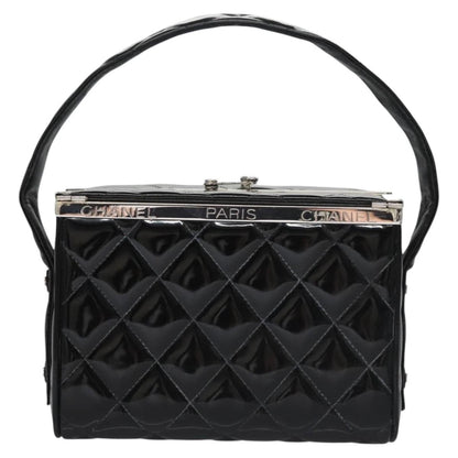 Chanel Vintage Metal Box Bag Quilted patent Product Image