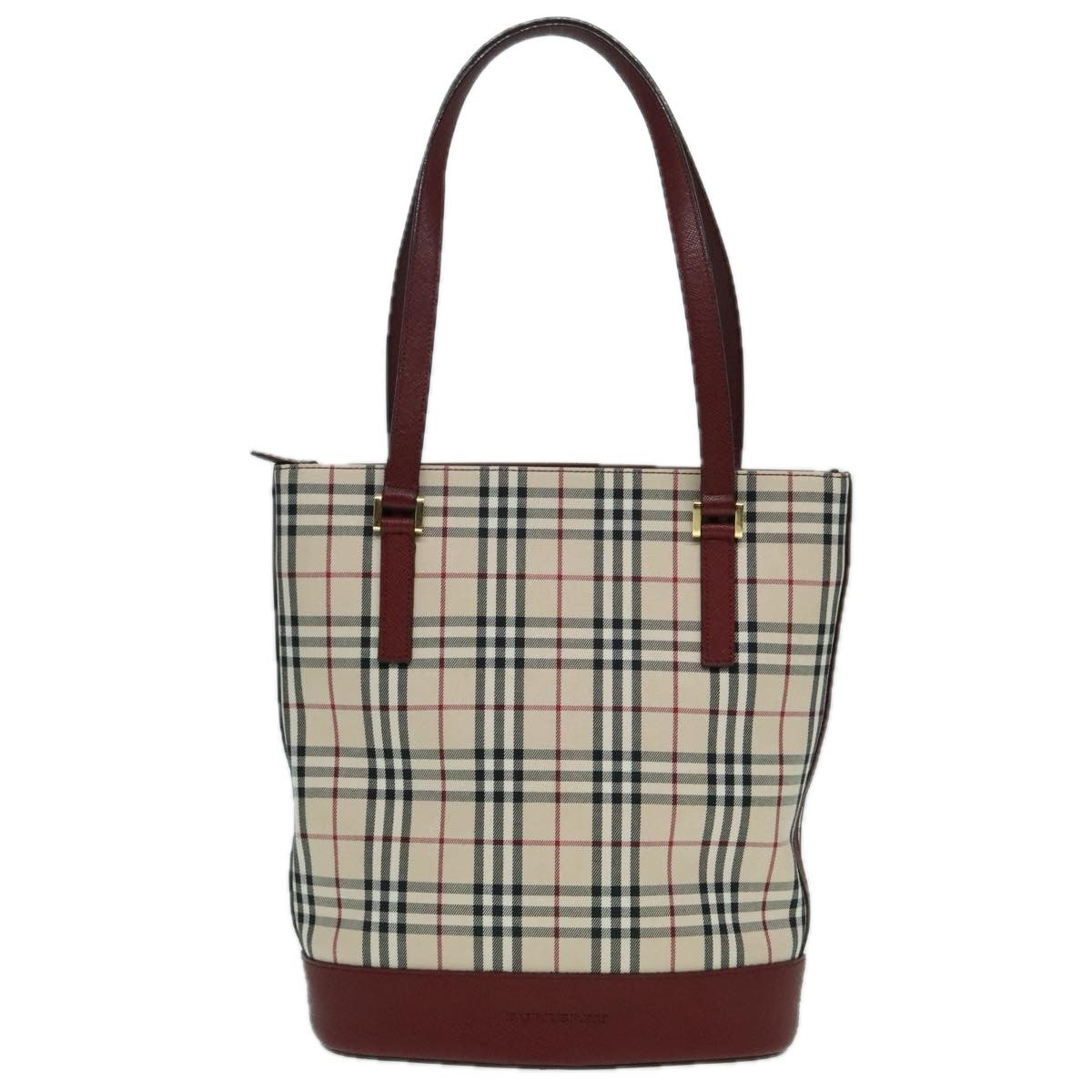 Burberry Nova Check Tote Canvas and Leather Product Image