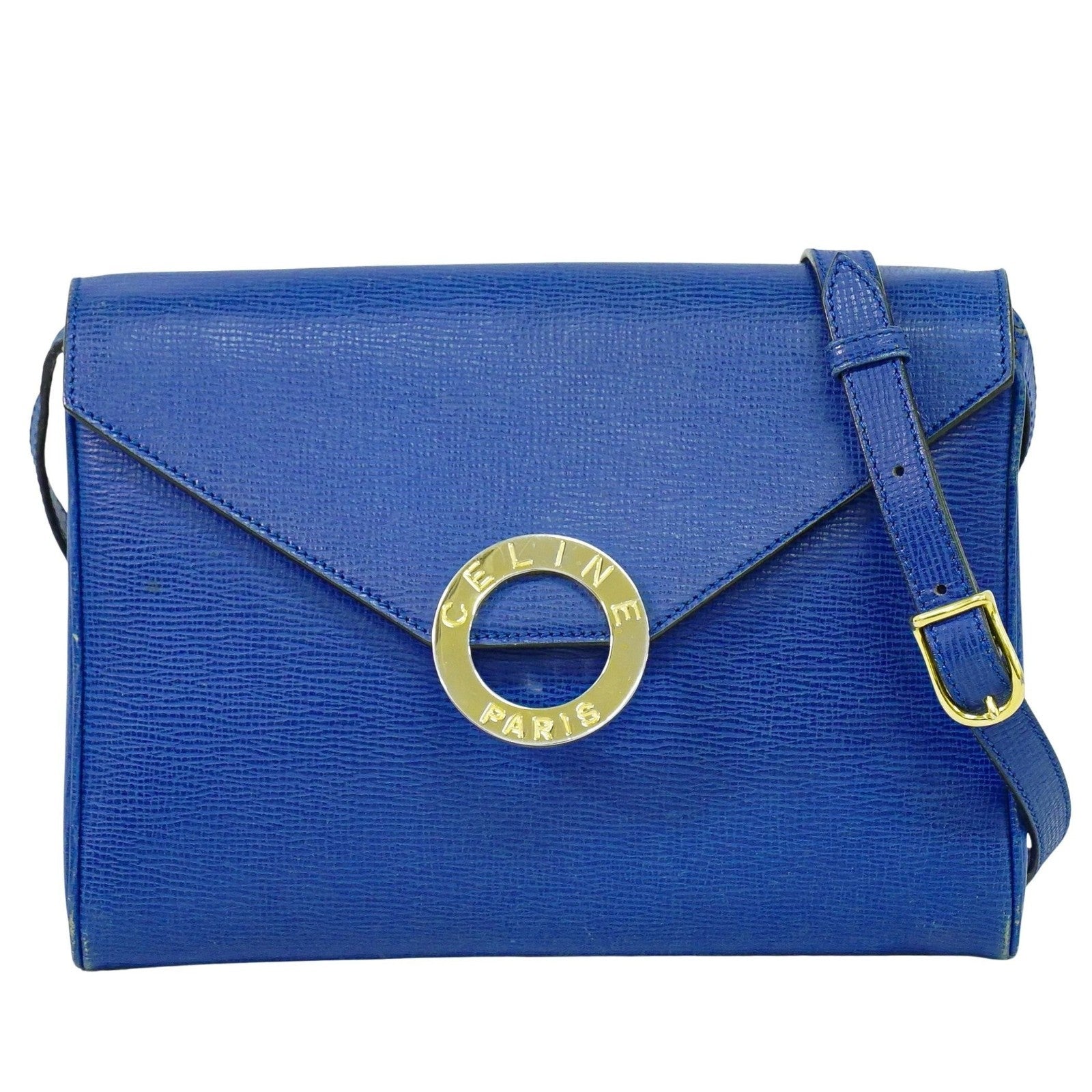 Celine Circle Logo Shoulder Bag Leather Product Image