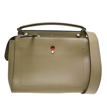 Fendi DotCom Convertible Satchel Leather Medium