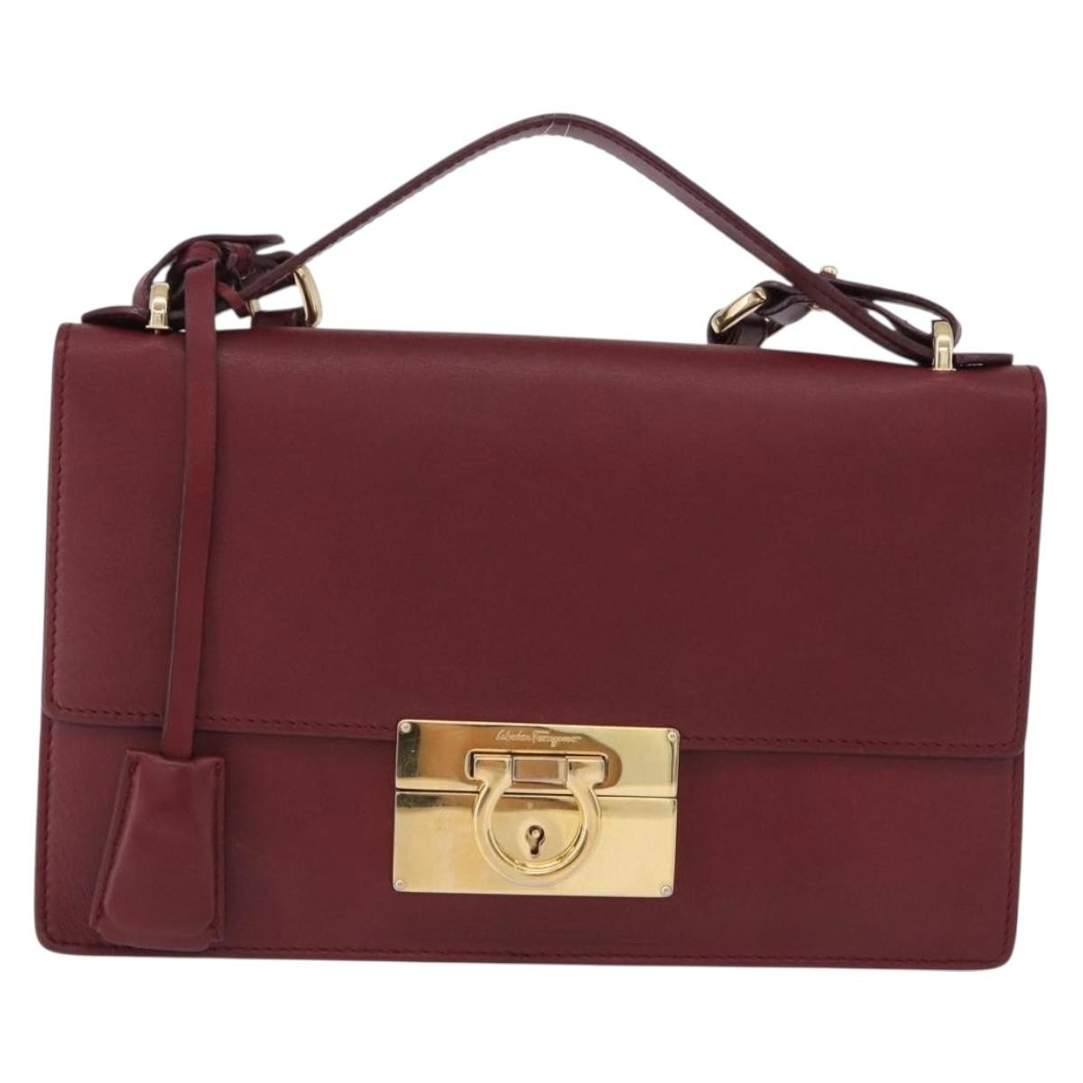 Salvatore Ferragamo Aileen Leather Mini