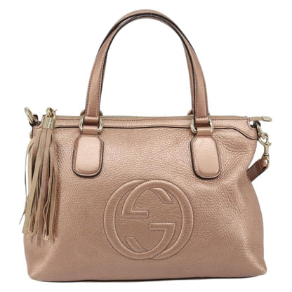 Gucci Soho Convertible Top Handle Leather Small