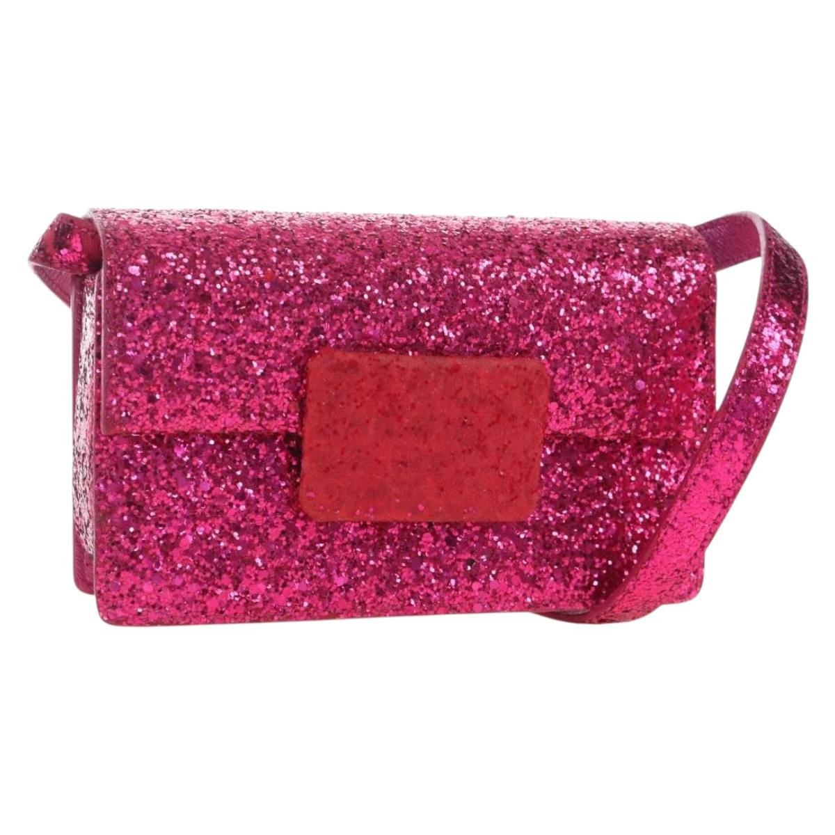 Saint Laurent Lulu Bunny Glitter Small