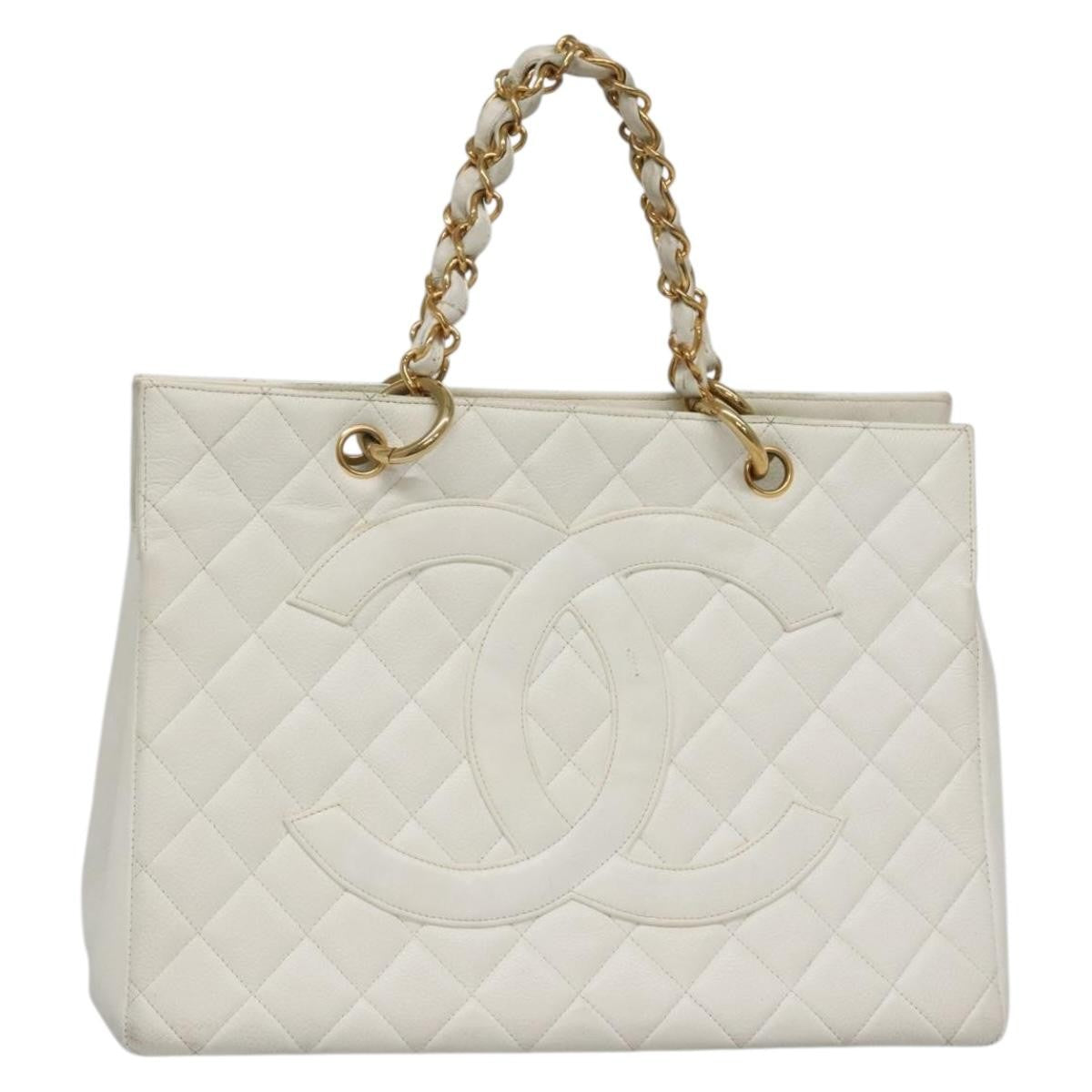 Chanel Vintage Grand Shopping Tote Quilted Caviar Product Image