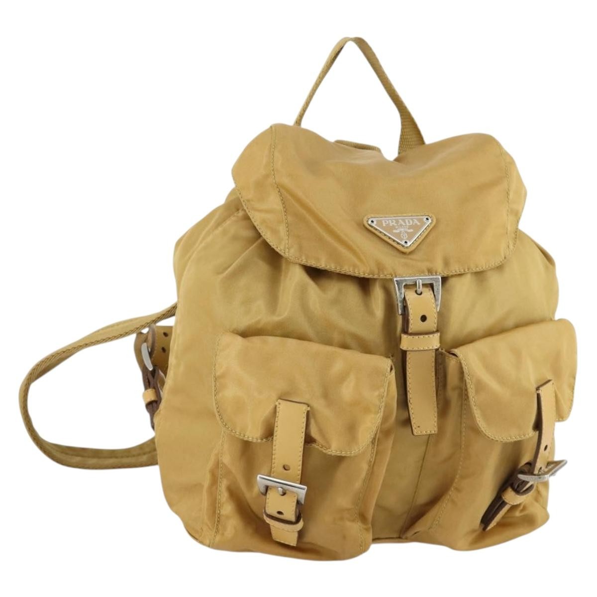 Off White Double Front Pocket Printed Canvas Product Image
