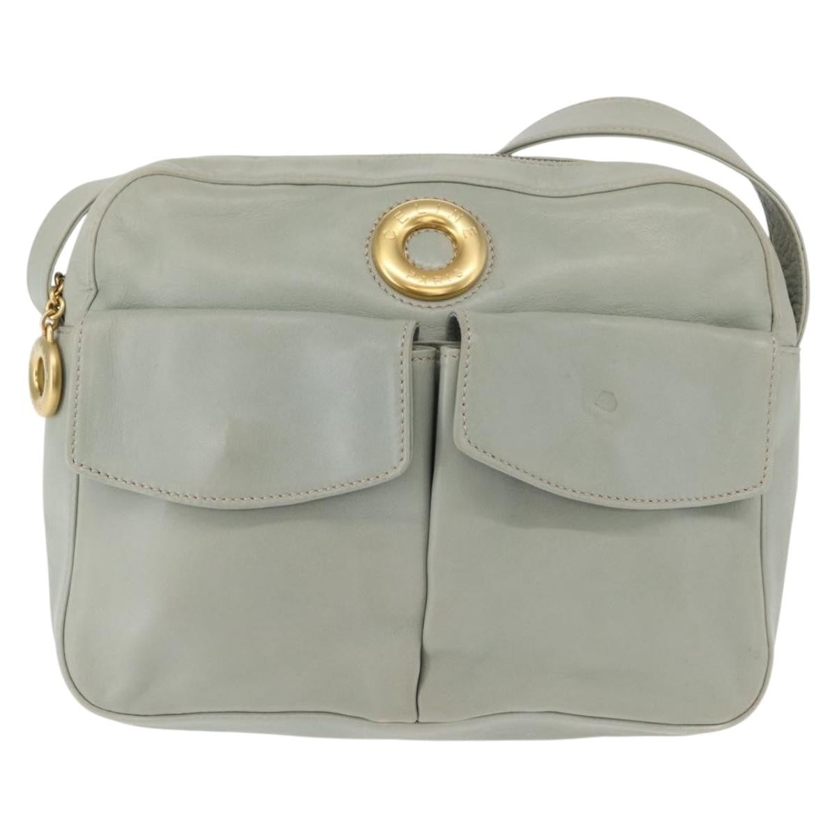 Celine Circle logo Leather Product Image