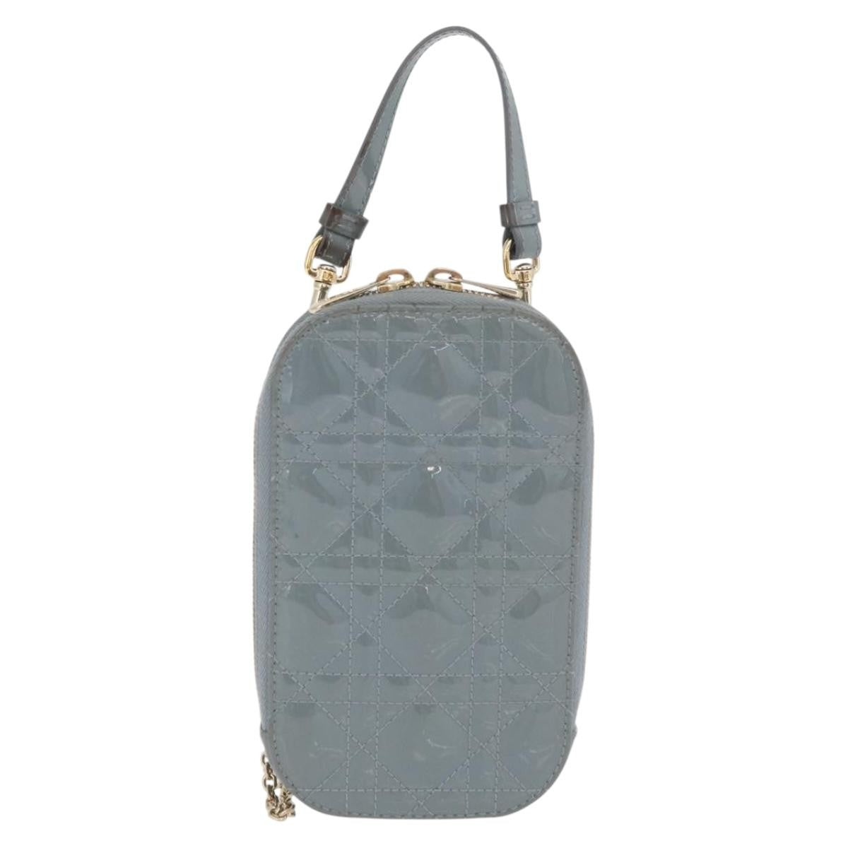 Christian Dior Lady Dior Phone Holder on Chain Cannage Quilt Patent Product Image