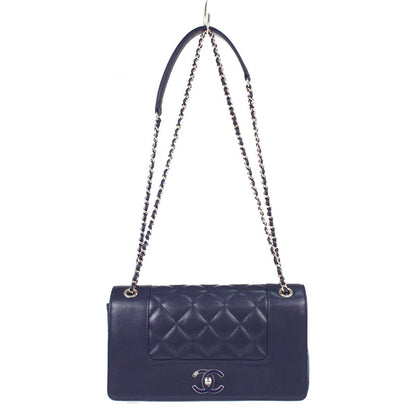 Chanel Mademoiselle Vintage Flap Quilted Sheepskin Small