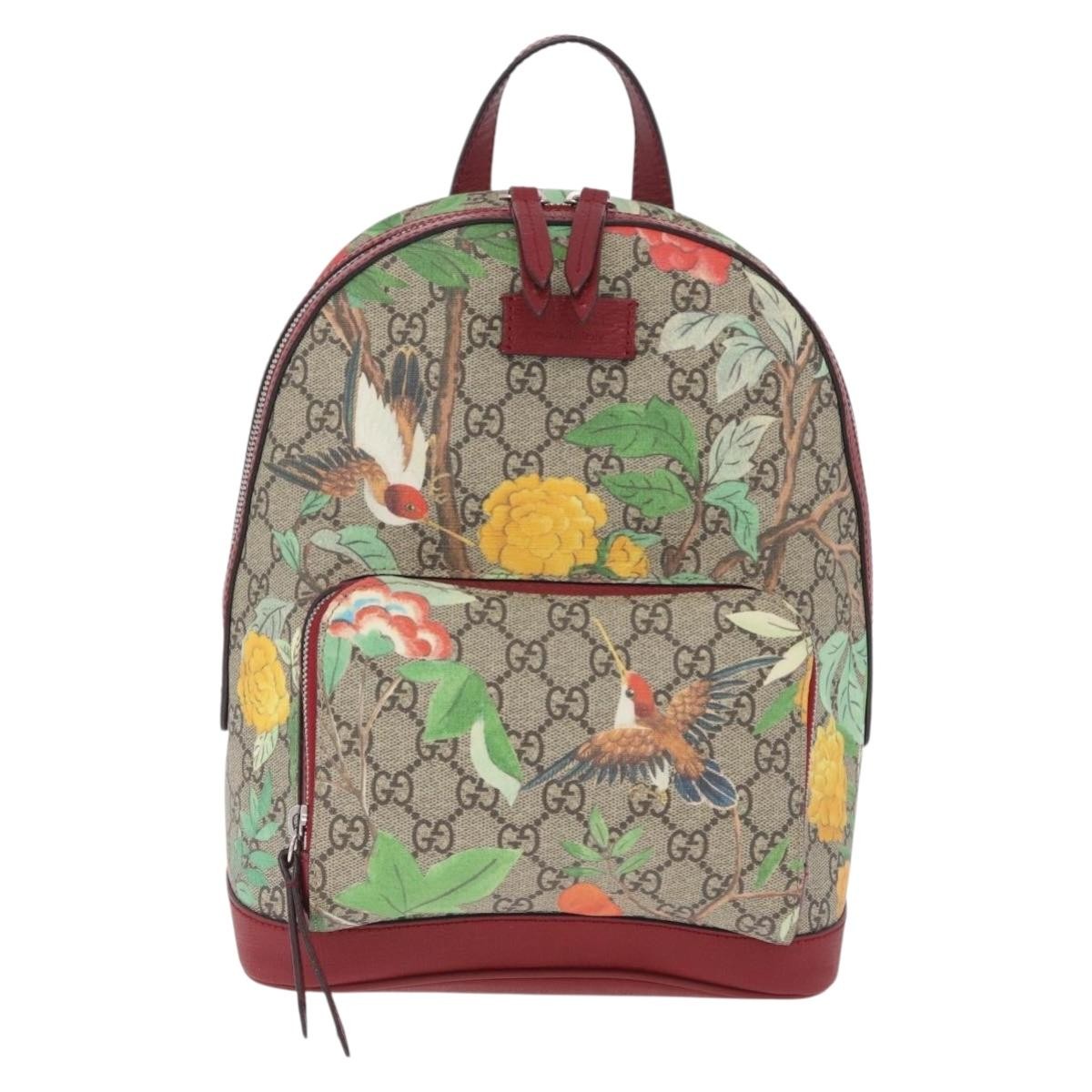 Gucci Zip Pocket Tian Print GG Coated Canvas Small
