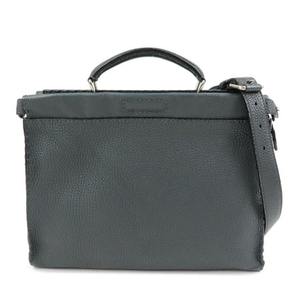 Fendi Selleria Peekaboo Grainy Leather Regular