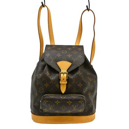 Louis Vuitton Vintage Montsouris Backpack Monogram Canvas MM