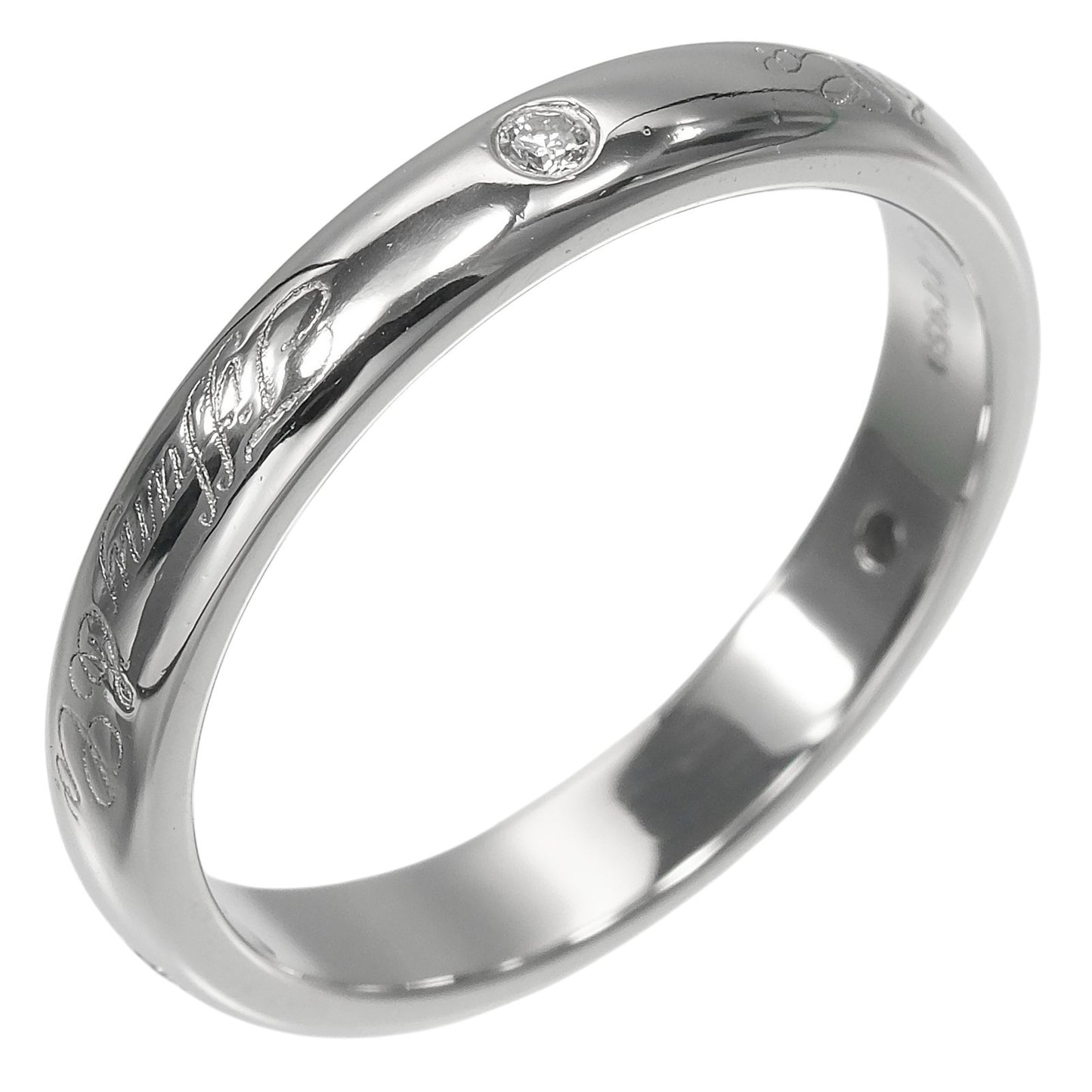 Tiffany & Co. Notes Wedding Band Platinum with diamonds Product Image
