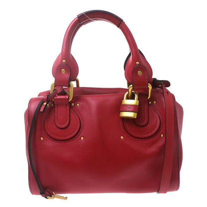 Chloe Paddington Lock Leather small