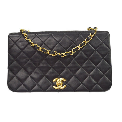 Chanel Vintage Full Flap Quilted Lambskin Small