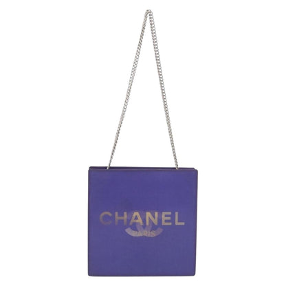 Chanel Vintage Holographic Chain Vinyl Small