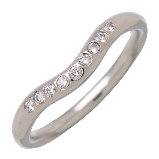 Tiffany & Co. Elsa Peretti Curved Wedding Band Platinum with Diamonds Product Image