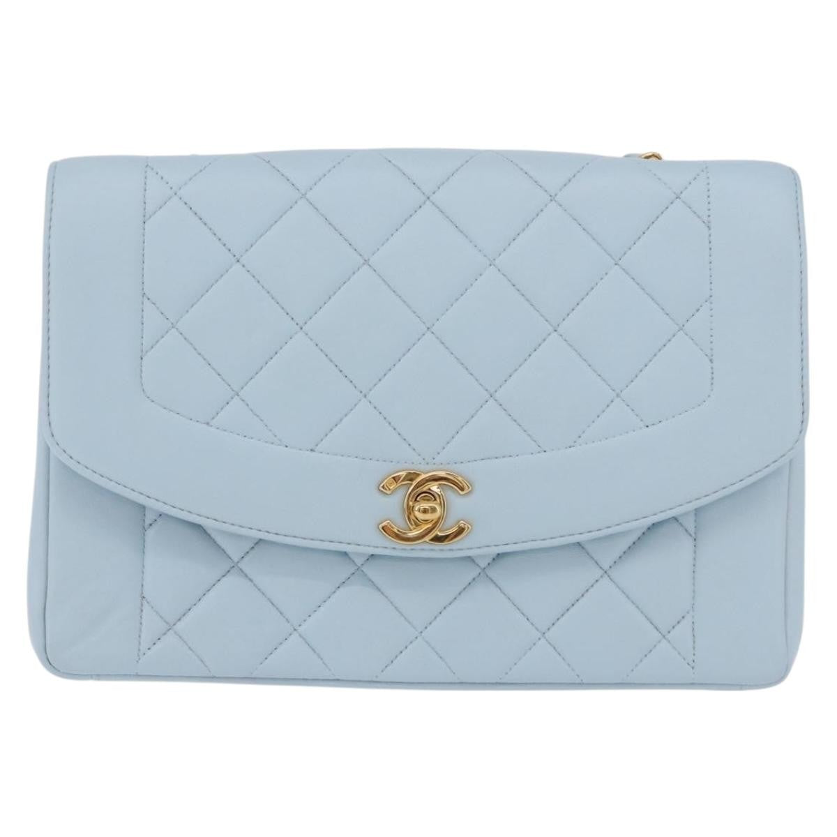 Chanel Vintage Diana Flap Quilted Lambskin Small