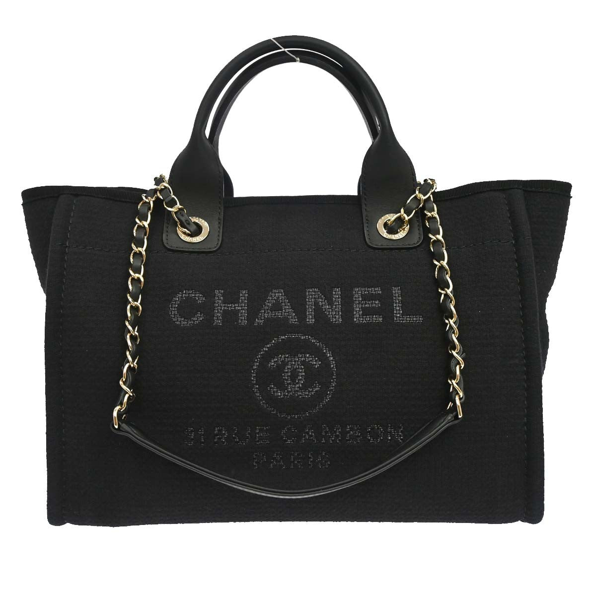 Chanel Deauville NM Tote Mixed Fibers Medium