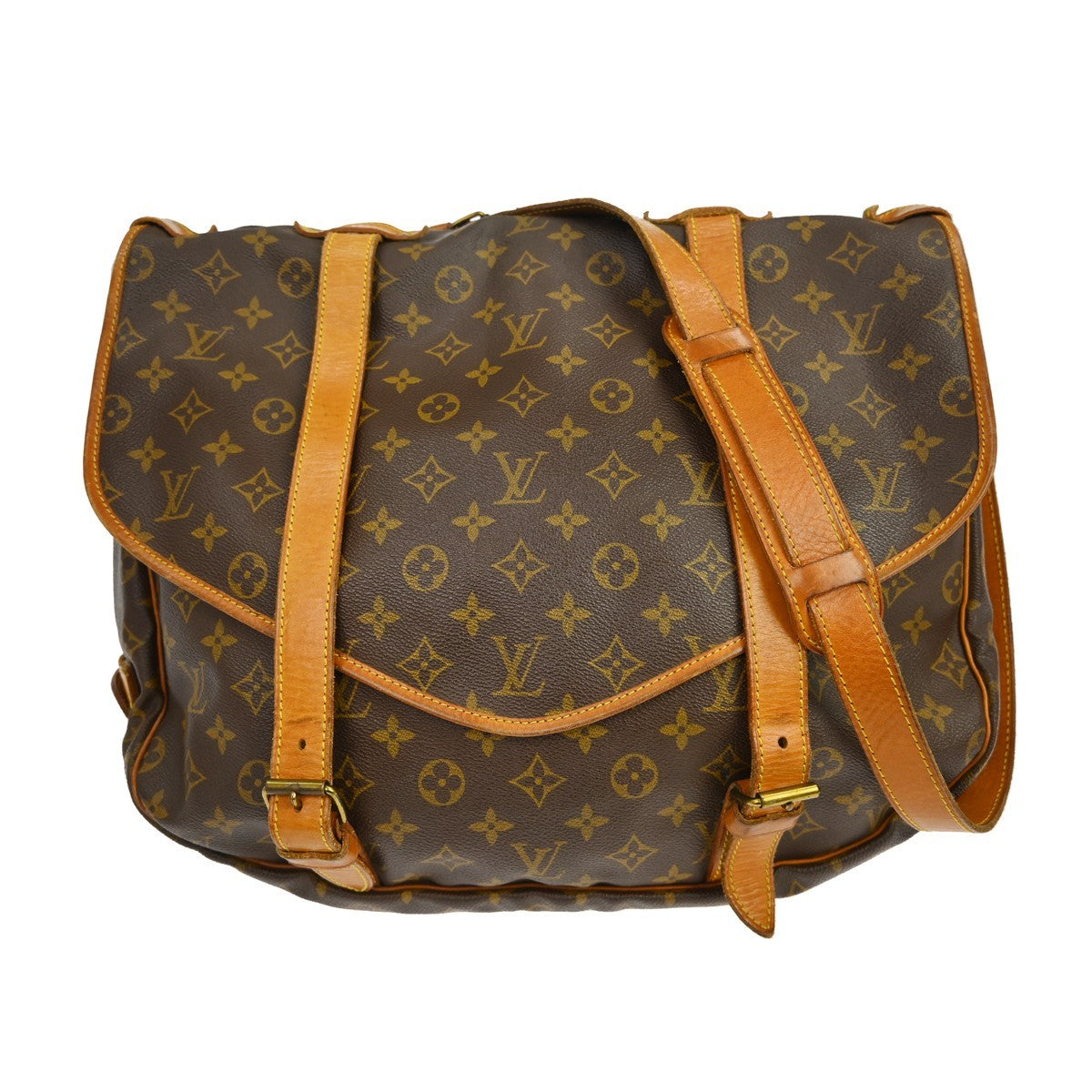 Louis Vuitton Saumur Handbag Monogram Canvas 43