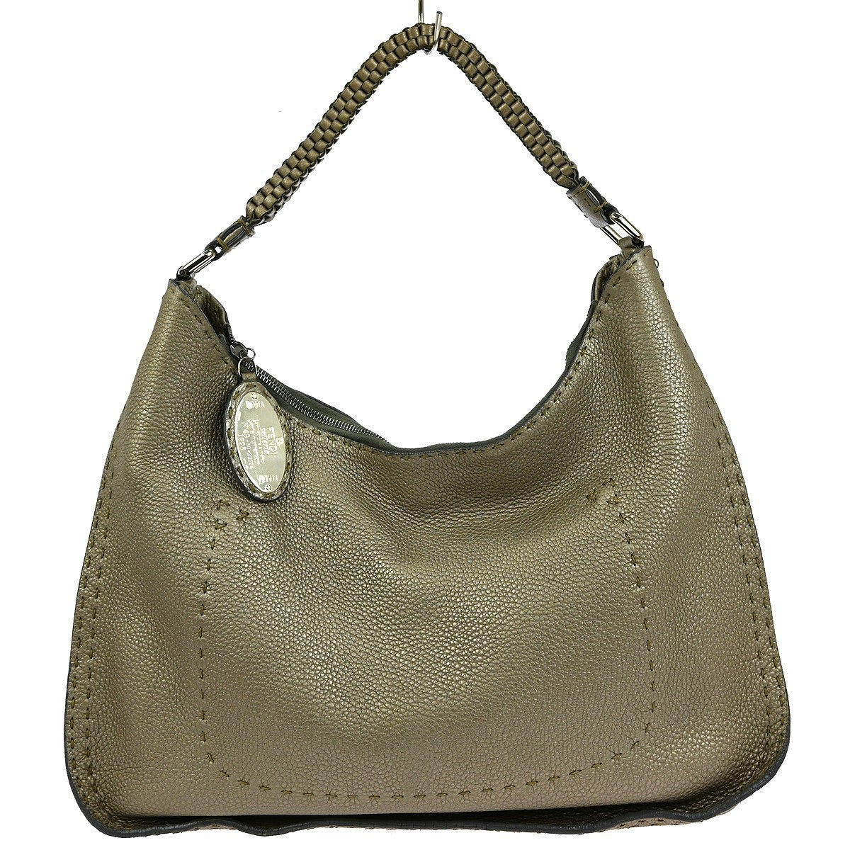 Fendi Selleria Hobo Leather Medium