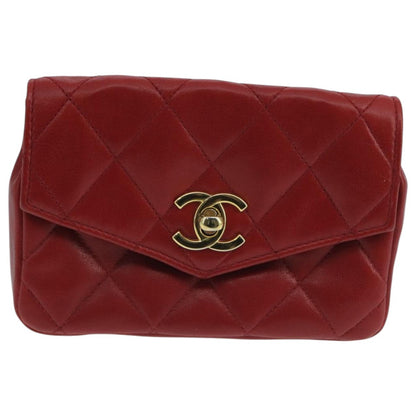 Chanel Vintage CC Flap Waist Bag Quilted Leather Small
