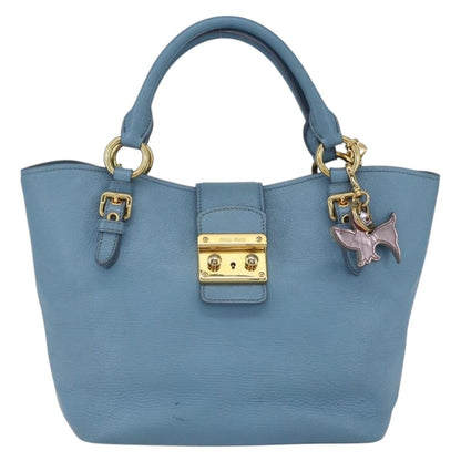 Miu Miu Madras Convertible Lock Leather Small