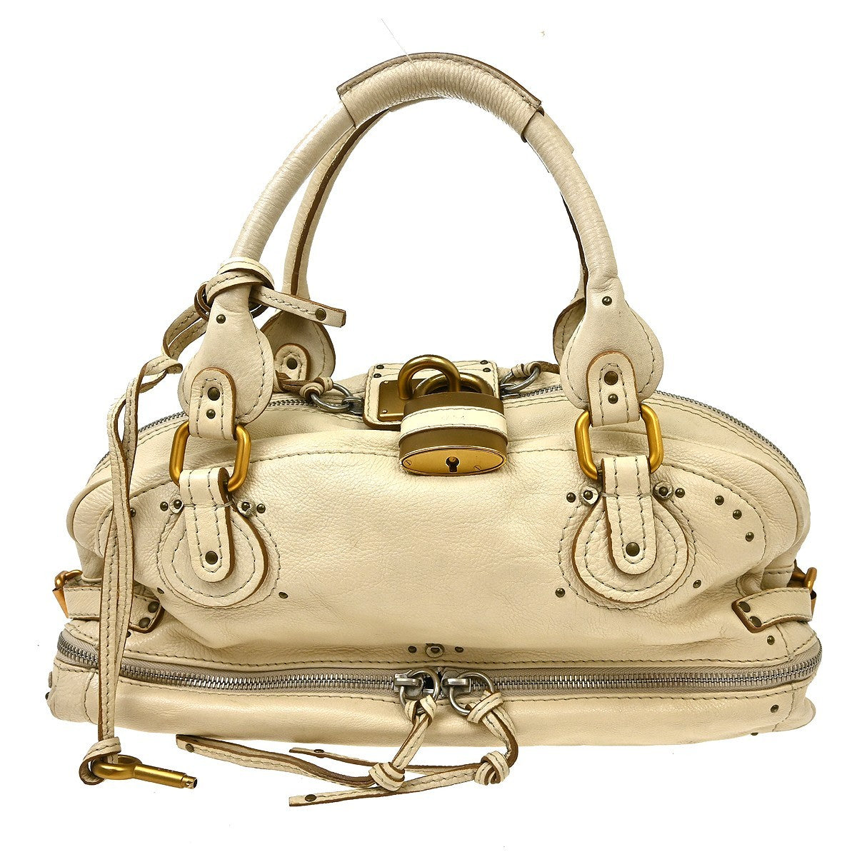 Chloe Paddington Lock Leather large