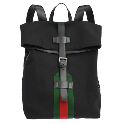 Gucci Web Fold Over Techno Canvas Medium