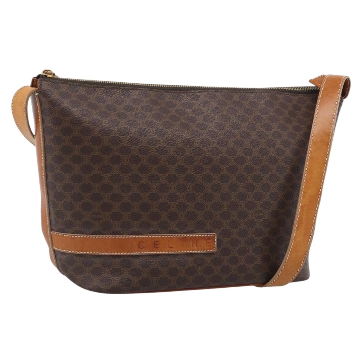 Celine Macadam Shoulder PVC Leather Medium