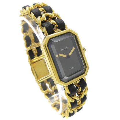 Chanel Premiere Rock Quartz Plated Metal and Leather 20