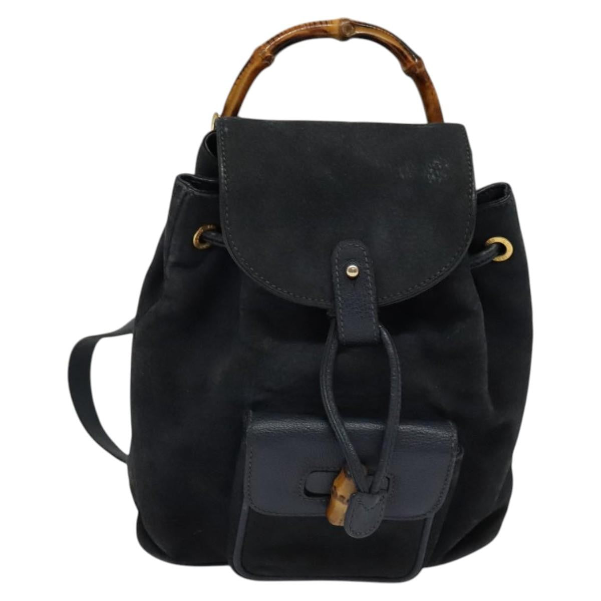 Gucci Gucci bamboo daim mini