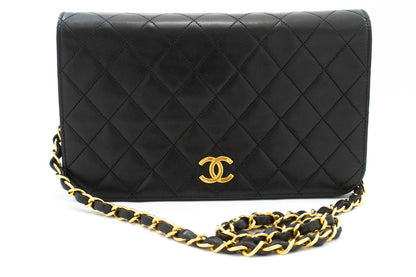 Chanel Vintage Full Flap Quilted Lambskin Small
