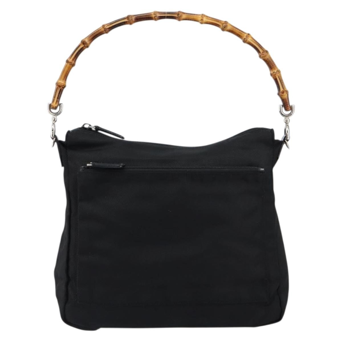 Gucci Vintage Bamboo Handle Bag Nylon Product Image