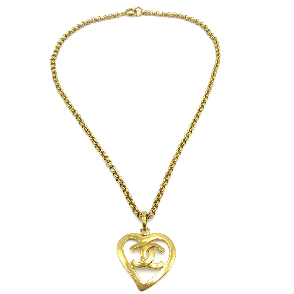 Chanel CC Heart Pendant Metal Product Image