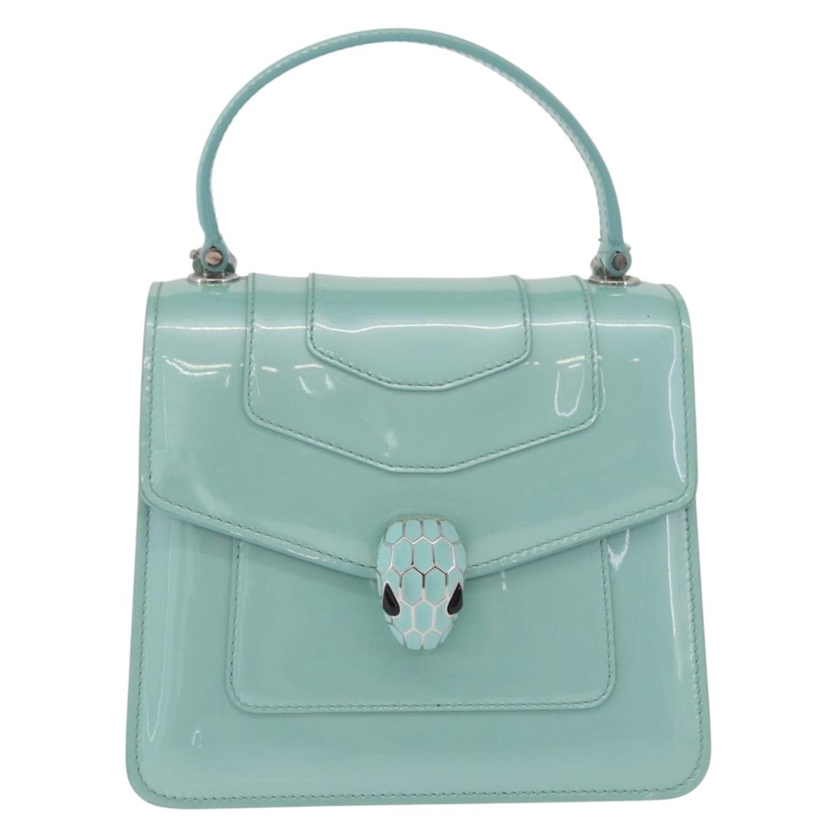 Bvlgari Serpenti Forever Top Handle Patent Small
