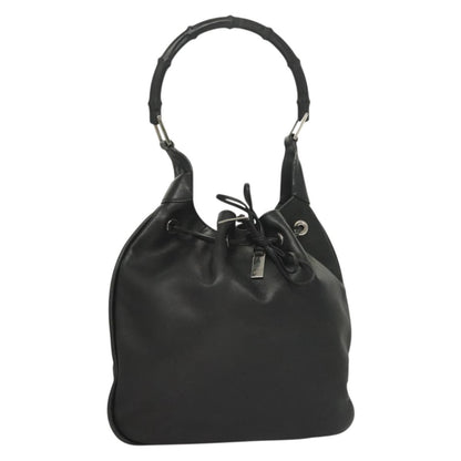 Gucci Vintage Bamboo Shoulder Bag Leather Product Image